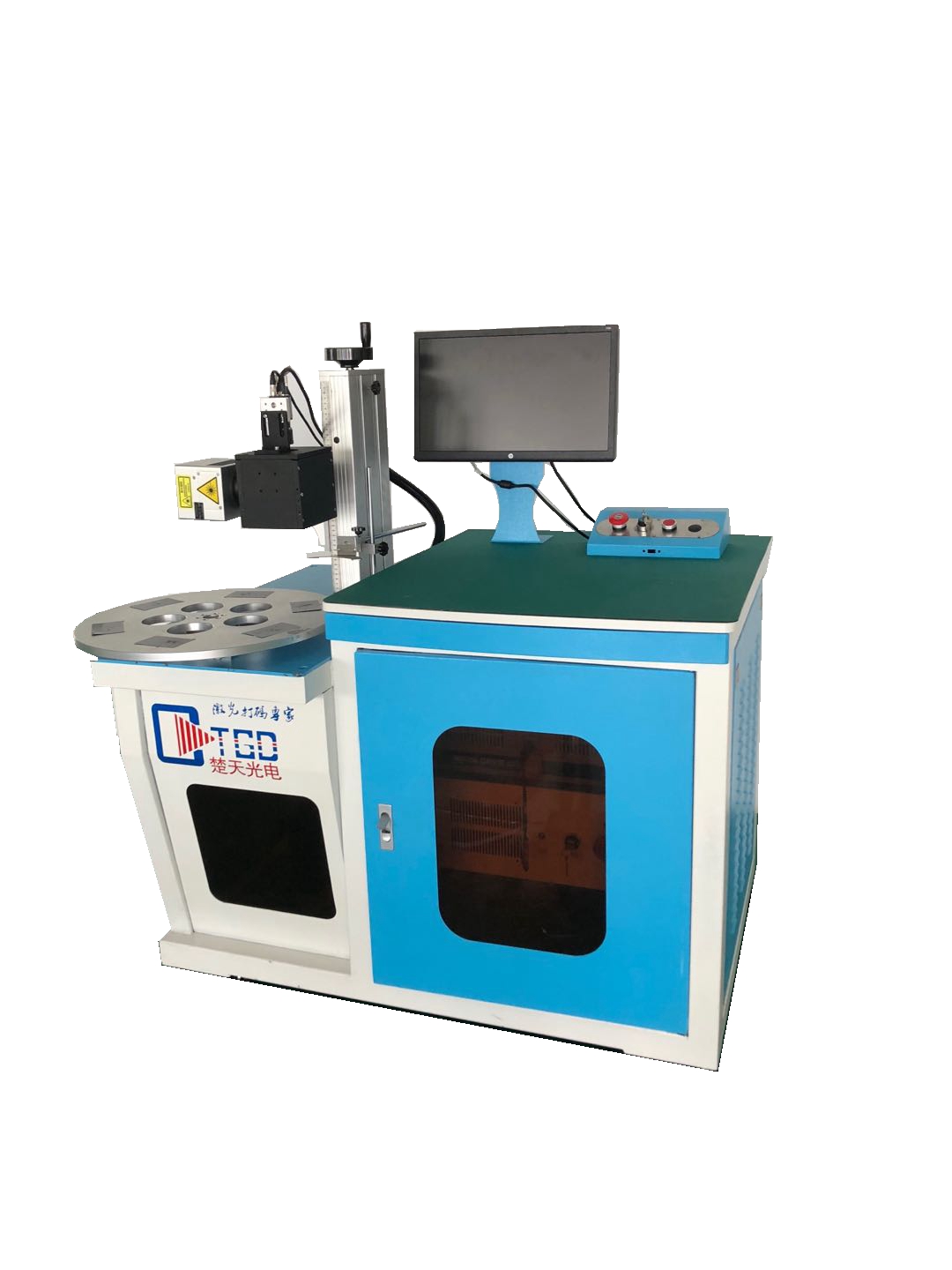 Visual inspection laser coding machine